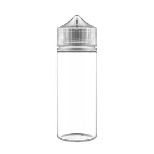 120 ml Chubby Gorilla V3 PET klar flaske med klar låg