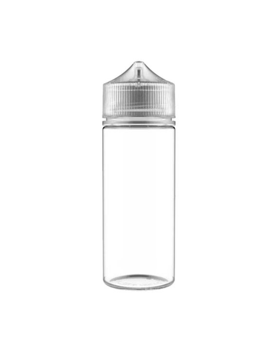 120 ml Chubby Gorilla V3 PET klar flaske med klar låg