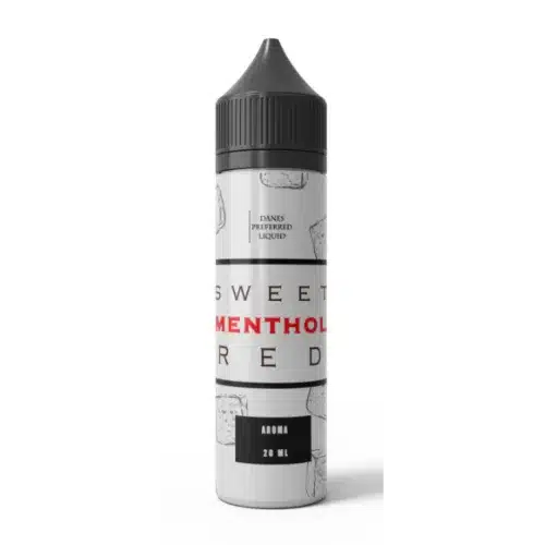 Danes Preferred Liquid Sweet Menthol Red 20 ml aroma flaske med mentholsmag