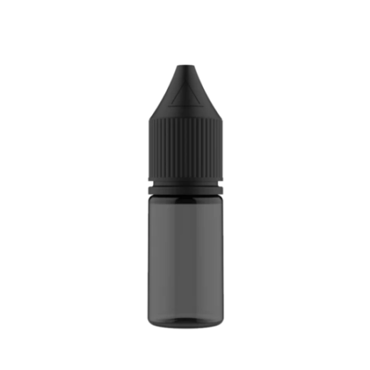 10 ml Chubby Gorilla V3 PET transparent sort flaske med sort låg