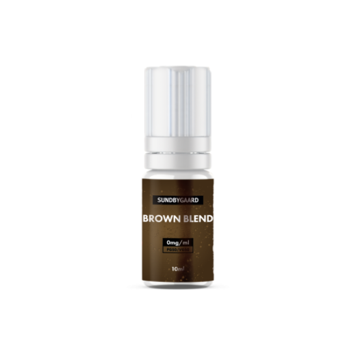Sundbygaard Brown 10ml e-væske flaske med tobakssmag