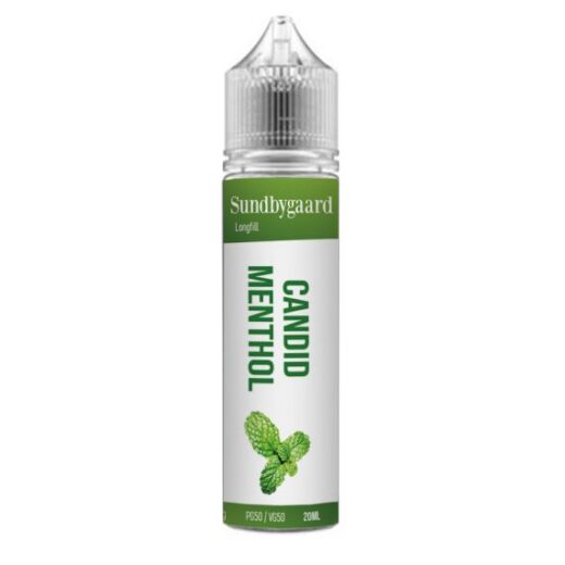 Sundbygaard Candid Menthol Longfill aroma flaske med mentholsmag