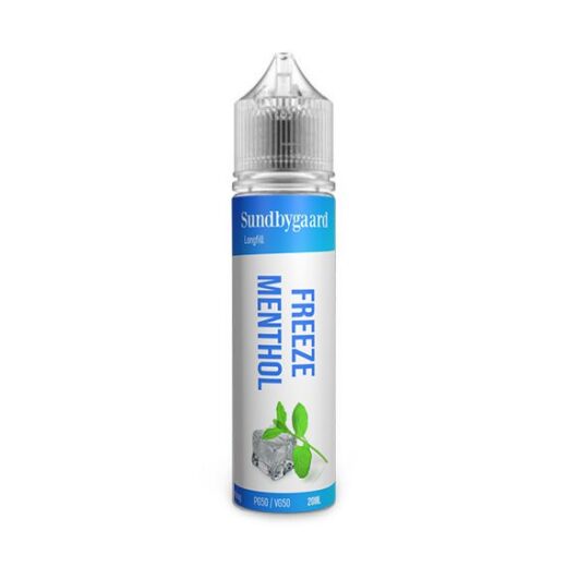 Sundbygaard Freeze Menthol Longfill aroma flaske med mentholsmag