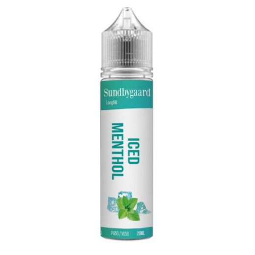 Sundbygaard Iced Menthol Longfill aroma flaske med mentholsmag