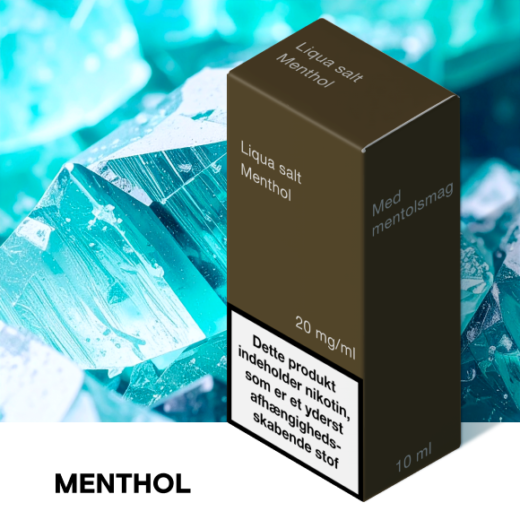 LIQUA Salt Menthol 20mg 10ml nikotinsalt e-væske flaske
