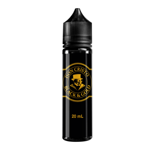 Don Cristo Black & Gold 20 ml 70/30 aroma flaske med eksklusiv cigar-tobakssmag