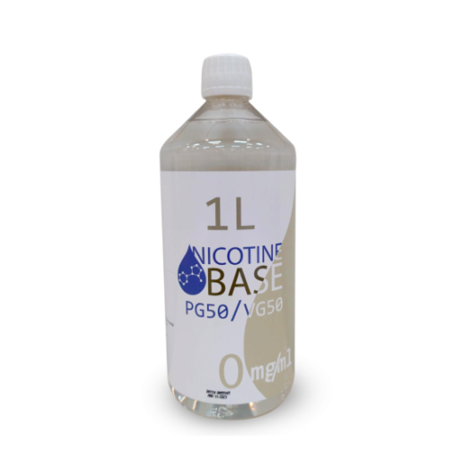 1L Nicotine Base PG50/VG50 - 0mg