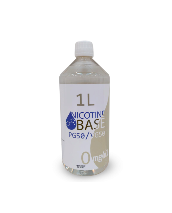1L Nicotine Base PG50/VG50 - 0mg