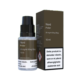 Nord Polar 50/50 10ml 20mg e-væske flaske med mentholsmag