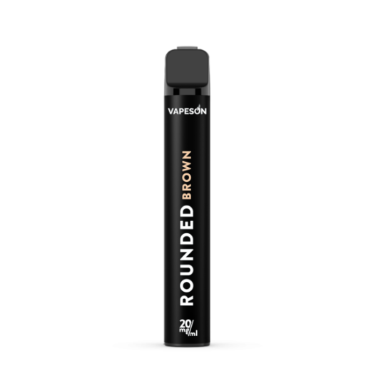 Vapeson E Disposable Rounded Brown engangs e-cigaret med 20mg nikotin