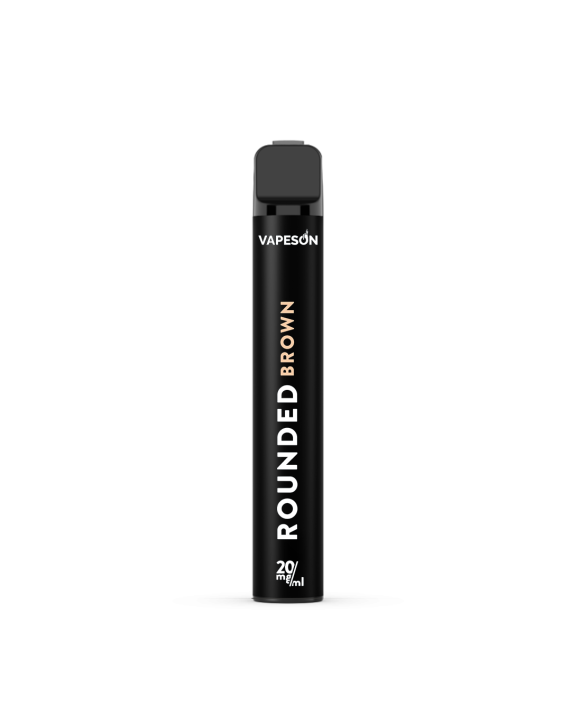 Vapeson E Disposable Rounded Brown engangs e-cigaret med 20mg nikotin